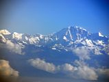 Kathmandu Flight To Pokhara 03 Porong Ri, Shishapangma, Phola Gangchen Early Morning 